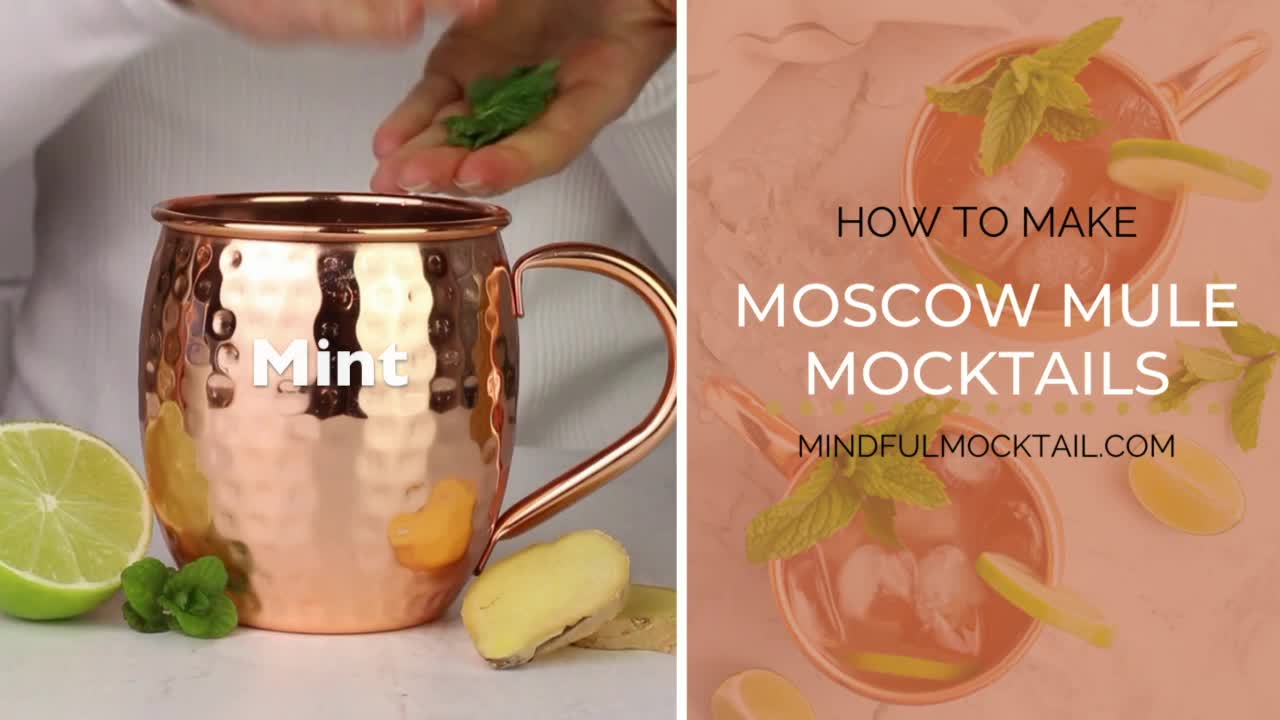 Virgin Moscow Mule Mocktail - The Mindful Mocktail