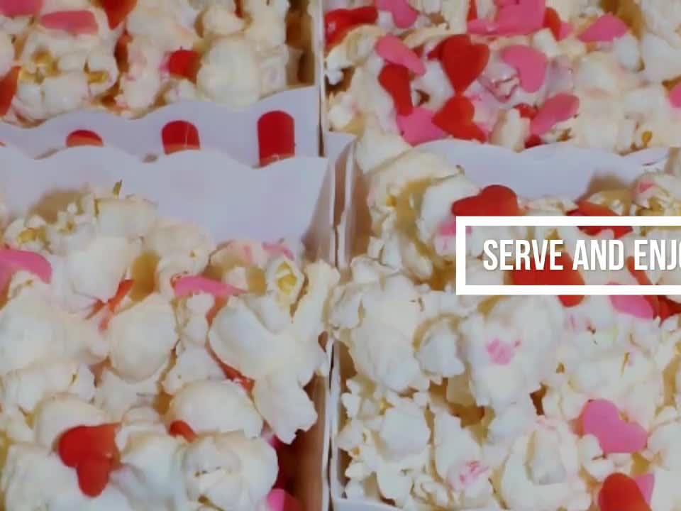 Easy Valentines Day Popcorn Recipe Cook Eat Go