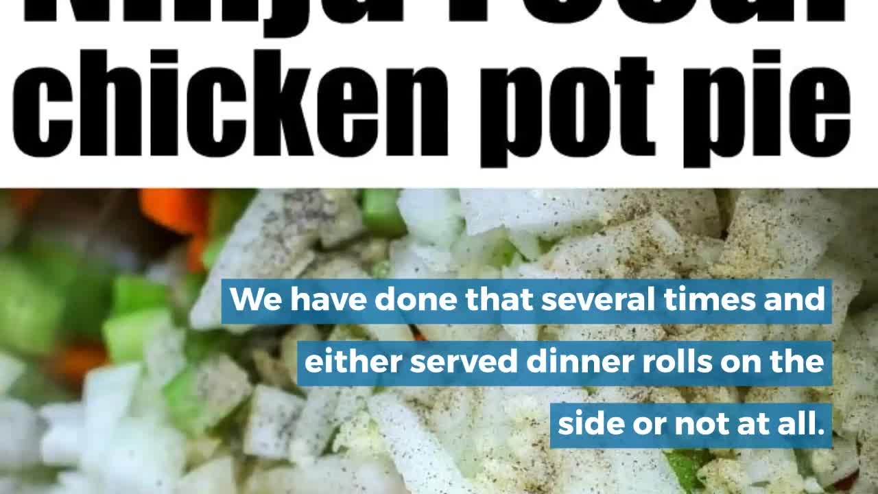 Frozen chicken pot best sale pie in ninja foodi