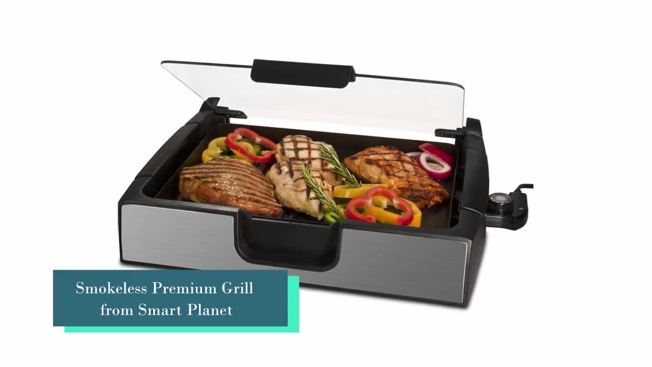 Grills, Gourmia GBQ330 Portable Charcoal Electric BBQ Grill- Great for  Camping - 90% Smoke Reduction Barbecue - Turbo Fan - Removable Electronics  - Bonus Travel Briefcas
