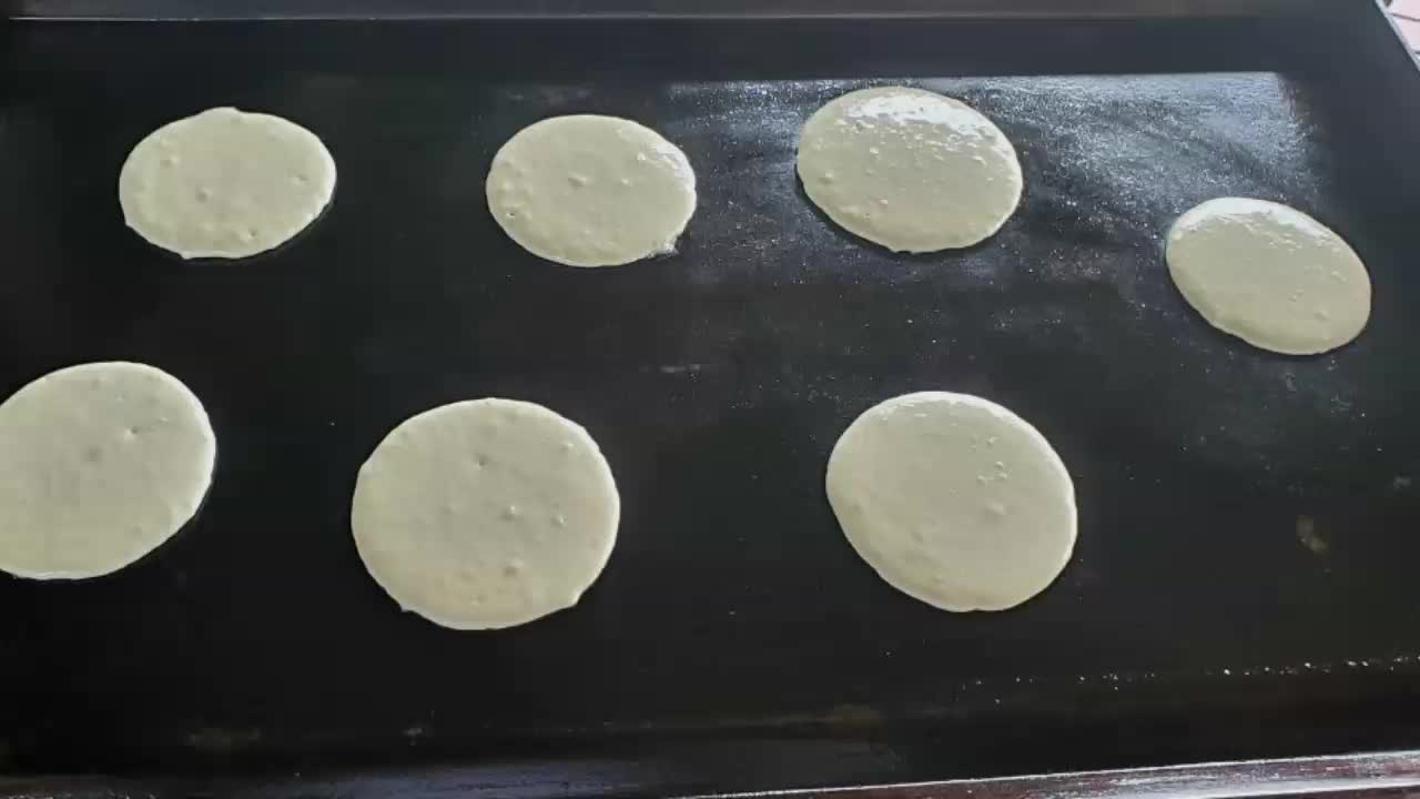 Blackstone Pancakes on Griddle - Aubrey's Kitchen
