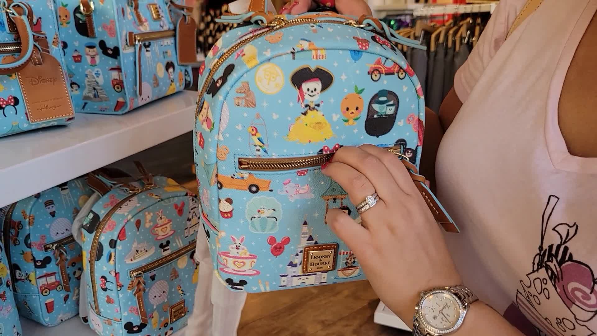 Disneyland kingdom of cute backpack by jerrod maruyama on sale