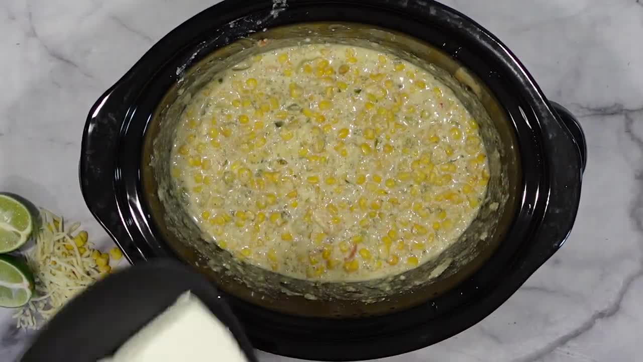 Crock Pot Jalapeño Popper Corn Dip (+Video) - The Country Cook
