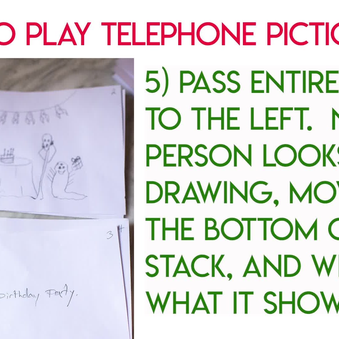 How to Play Telephone Pictionary - Step by Step Rules and Guides