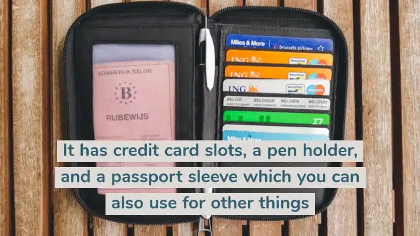 Best Minimalist travel wallet: Pacsafe passport wallet review -  tosomeplacenew