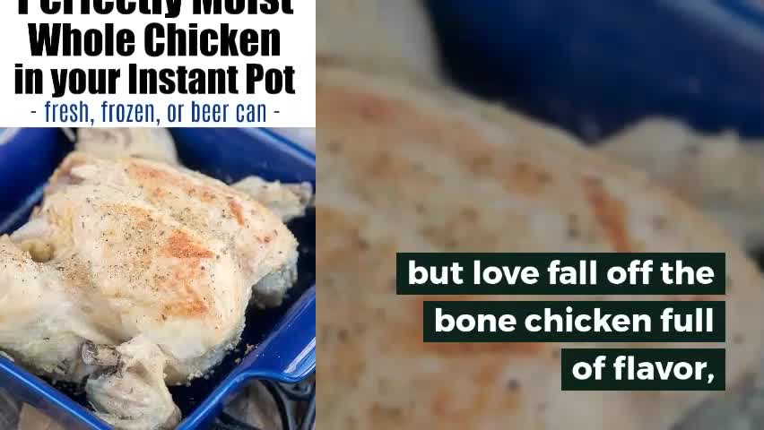 Pressure cooker beer can chicken