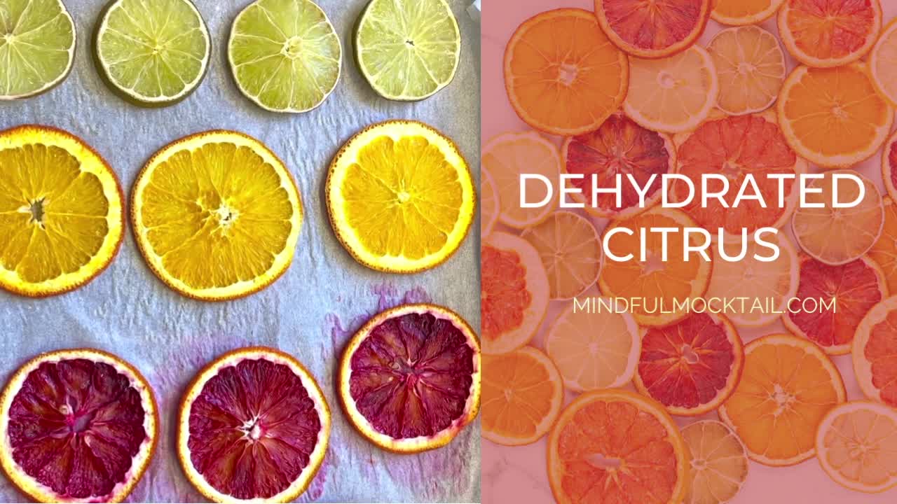 Dried Orange Slices - The Mindful Mocktail