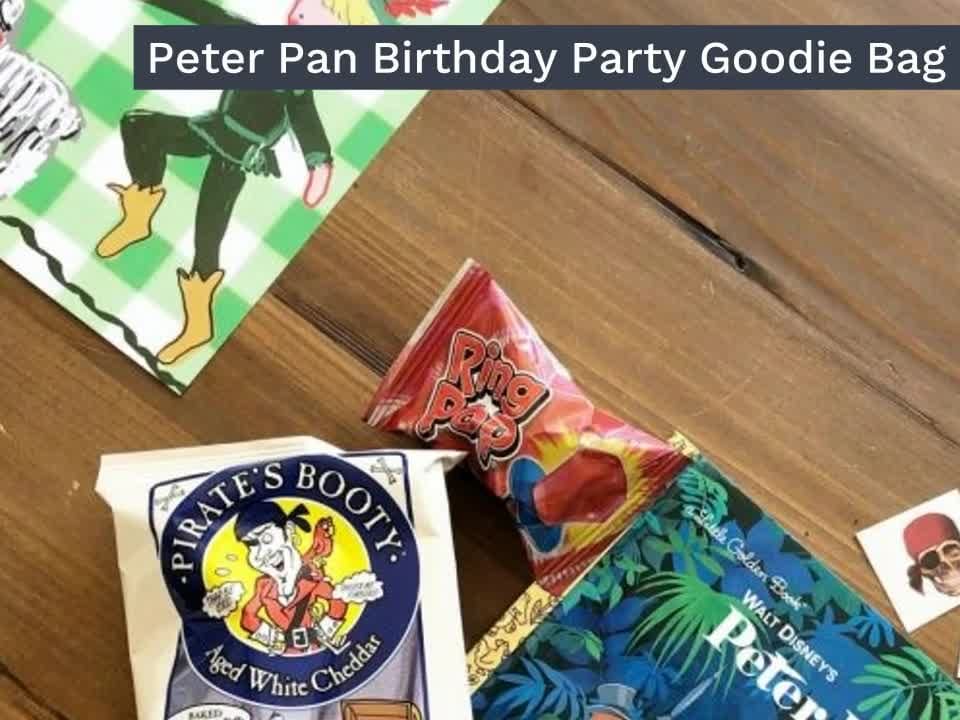 Birthday Party Idea: A Peter Pan Birthday Party - The Chirping Moms