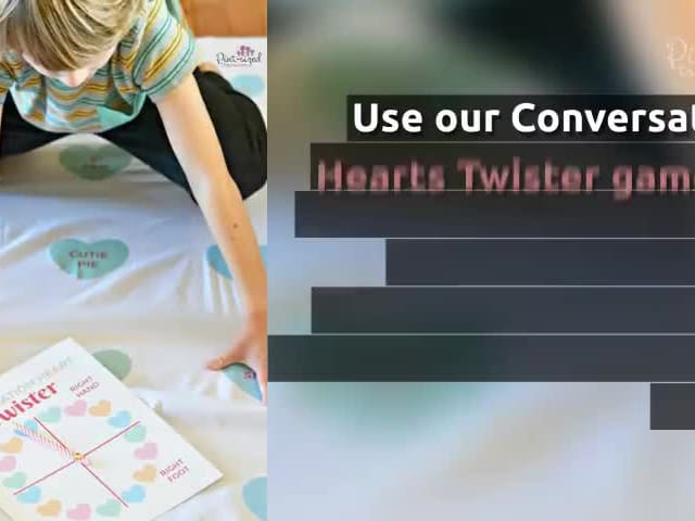 Conversation Heart Twister Printable Set – Pint-sized Treasures